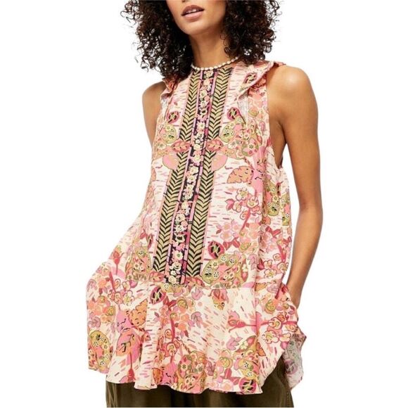 Free People Summer in Talum tunic top - Picture 2 of 7